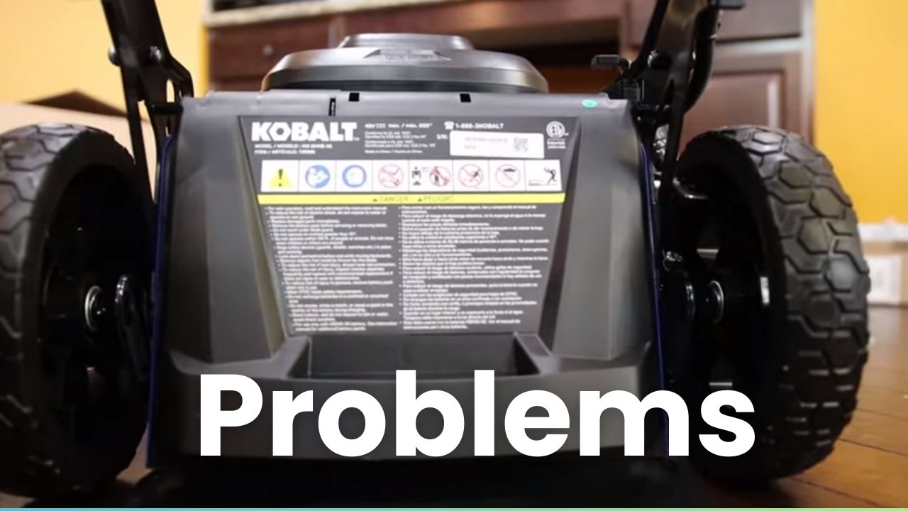 Kobalt electric mower won't start